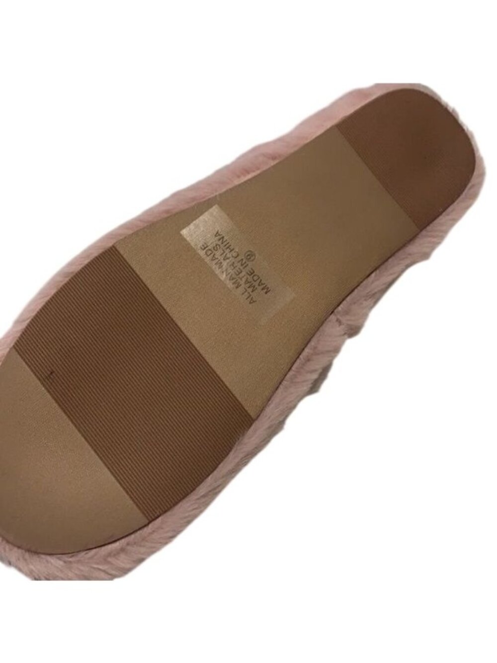 Top Moda Fuzzy Pink Slippers - Picture 8 of 9